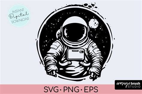 Astronaut Svg Cut File Space Svg Png Clipart