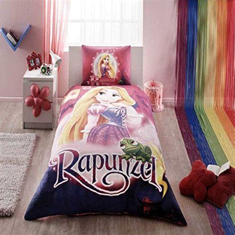 Disney Rapunzel Bedding Duvet Cover Set New Licensed 100 Cotton Disney Rapunzel Twin Size Duvet