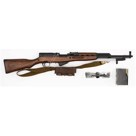 *Russian SKS Semi-Auto Rifle with Scope - auctions & price archive