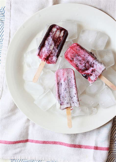 Coconut Berry Firecracker Ice Pops