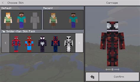 Black Spider Man Minecraft Skin Detailed