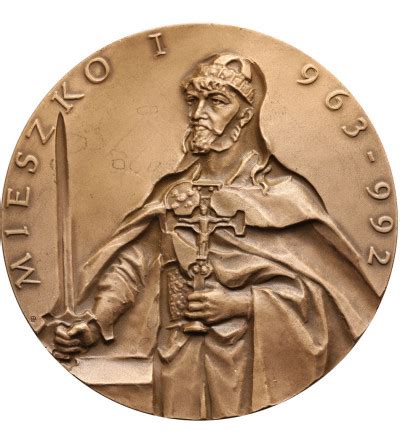 Polska PRL 1952 1989 Koszalin Medal 1987 Kazimierz I Odnowiciel