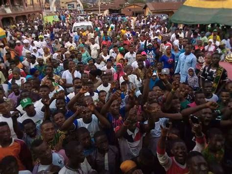 See Crowd At Pdp Campaign In Iragbiji The Home Town Of Apc Aspirant