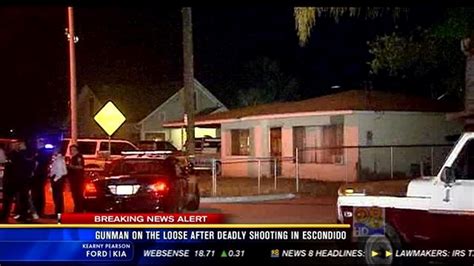 Gunman On The Loose After Deadly Shooting In Escondido