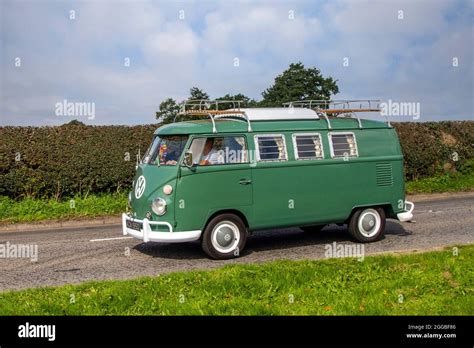 1966 60s Split Screen Green Vw Volkswagen Type 2 Camper Van Splitscreen