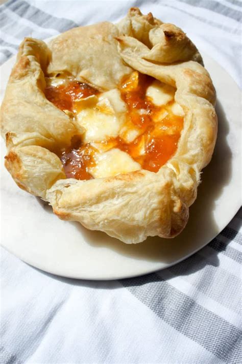 Baked Brie With Apricot Jam To Eat Drink And Be Married