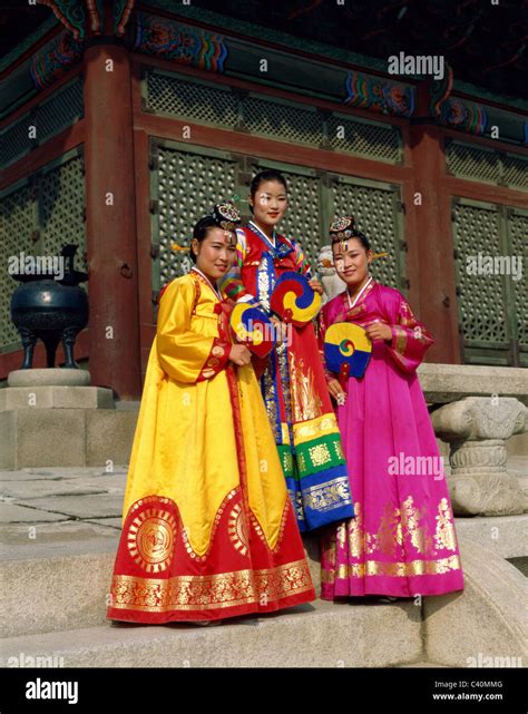 Asia, Asian, Costumes, Fans, Holiday, Korea, Korean, Landmark, Outdoors ...