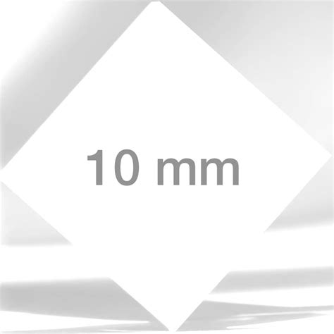 Plaque Plexiglass Blanc Opaque 10 Mm Sur Mesure Brillant