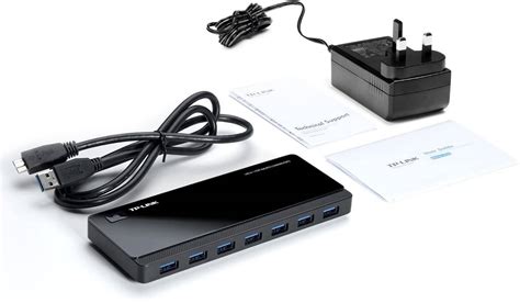 TP Link UH720 USB 3 0 7 Port Hub With 2 Charging Ports