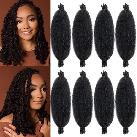 Buy Inch Springy Afro Twist Hair Packs Marley Twist Braiding Hair