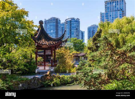 Dr Sun Yat Sen Classical Chinese Garden In Vancouver Canada Stock
