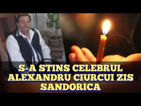 Doliu In Folclor Alexandru Ciurciu Zis Sandorica A Murit Youtube