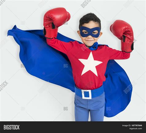 Boy Superhero Brave Image And Photo Free Trial Bigstock