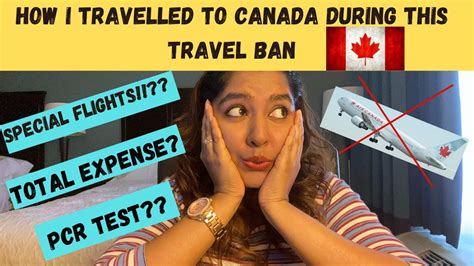 India To Canada Travel During Ban🚫🚫 ️ Special Flight Pcr Test