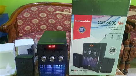 Unboxing Speaker Simbadda Cst N Youtube