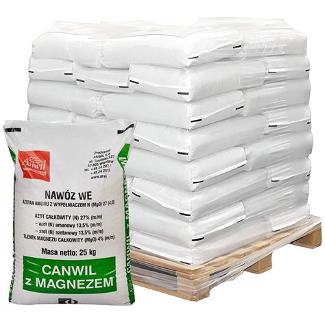 Saletrzak Canvil Z Magnezem 25kg X 56 1400kg Anwil Agrosimex Pl