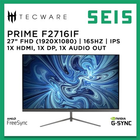 Tecware Prime F If Ips Led Gaming Monitor Hz Ips Amd Freesync