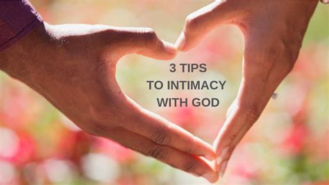 How To Have An INTIMATE RELATIONSHIP With God YouTube