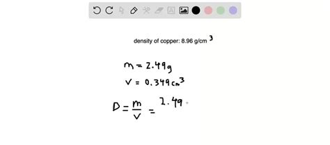 ⏩solved A New Penny Has A Mass Of 2 49 G And A Volume Of 0 349… Numerade