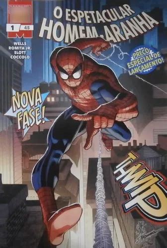 Livro O Espetacular Homem aranha 1 Nº45 nova Fase Zeb Wells 00