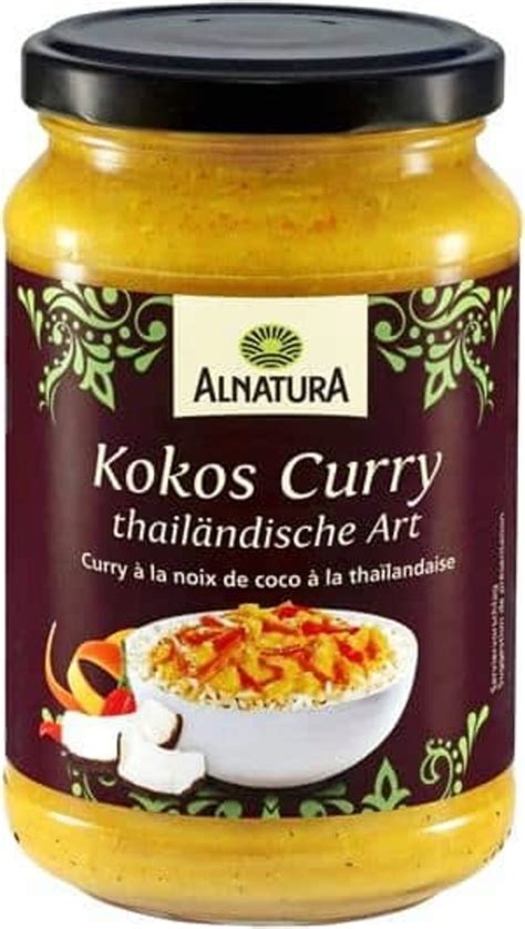 Alnatura Organic Thai Coconut Curry Ml Piccantino Online Shop Uk