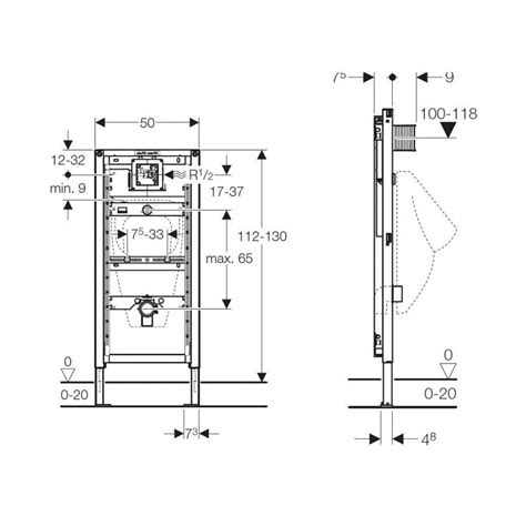 Geberit Duofix Element Za Pisoar Cm Univerzalni