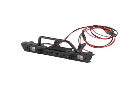 GPM Bumper Vorn Metall Schwarz Mit Licht TRX 4M