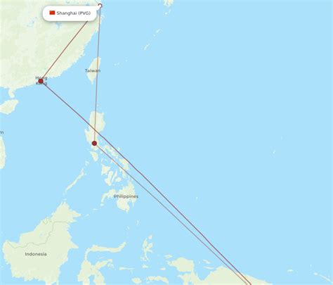 All Flight Routes From Port Moresby To Shanghai Pom To Pvg Flight Routes