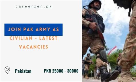 Join Pak Army as Civilian 2024 - Latest Vacancies