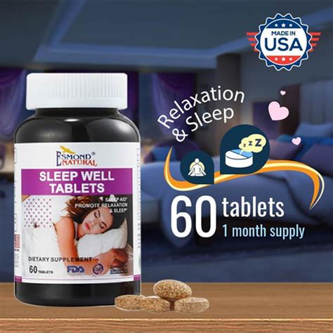 Qoo10 Sleep Well 60 Tablets Sleeping Insomnia Aid Support Healthy Sleep Cycl Nutritious Items