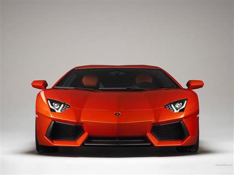 Lamborghini Aventador Front View Sketch