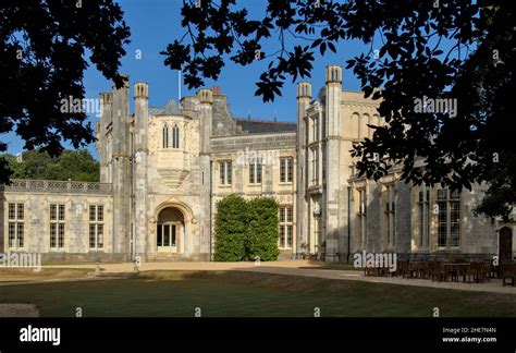 View Of The Back Of Grade 1 Listed Highcliffe Castle From The Grounds