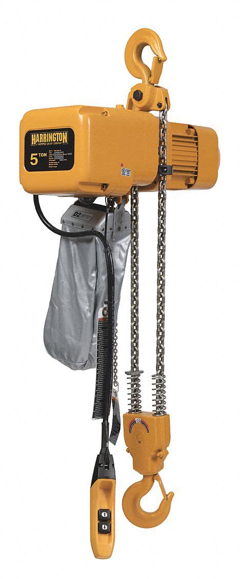 HARRINGTON H4 Electric Chain Hoist 10 000 Lb Load Capacity 208 230