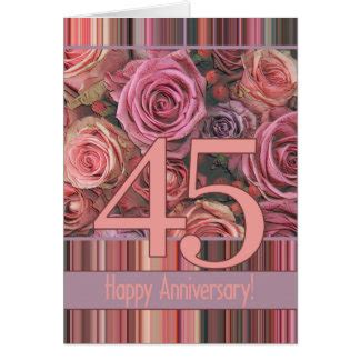 Happy 45th Wedding Anniversary Cards - Greeting & Photo Cards | Zazzle