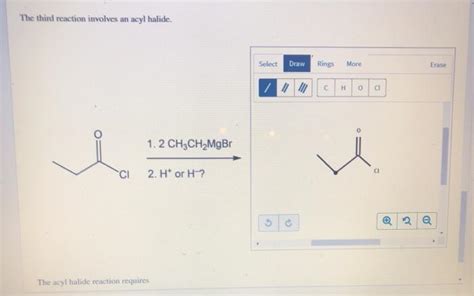 Solved Three Reactions Between A Grignard Reagent And A