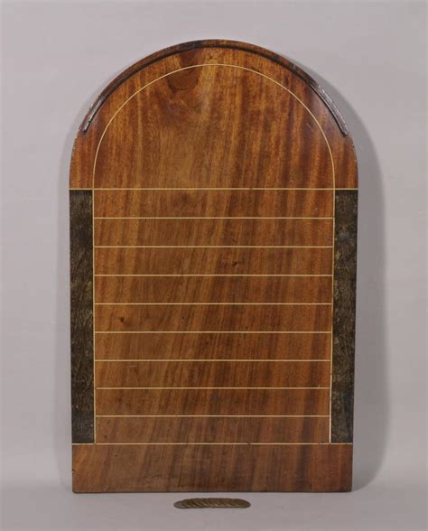 S/4672 Antique Victorian Mahogany Shove Halfpenny Board | BADA