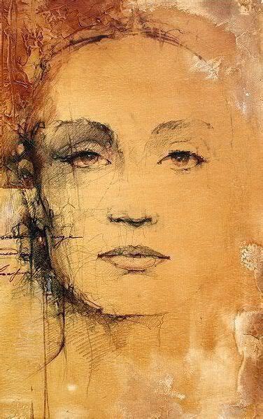 By Andre Kohn Pittura Ad Acquerello Arte Messicana Volto Di Donna