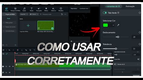 Como Usar Aplicar O Chroma Key Corretamente No Filmora Youtube