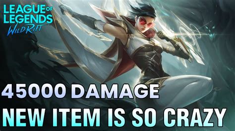 WILD RIFT VAYNE UNSTOPPABLE 45000 DAMAGE BUILD IS SO CRAZY YouTube