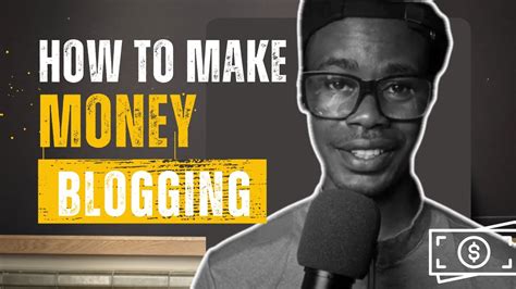 How To Make Money Blogging For Dummies Youtube