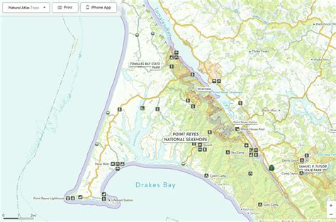 Point Reyes Map Caril Cortney