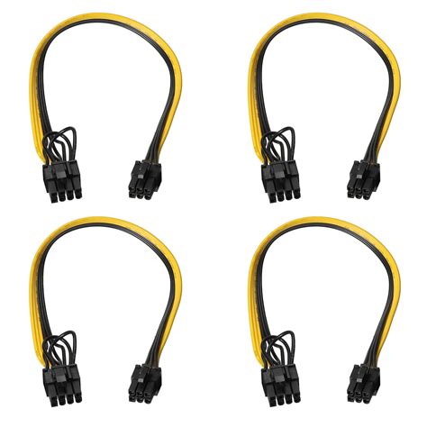 Pcie Cable 6 Pin Male To 8 Pin 6 2 Male Gpu Power Supply Cable Pci Express Power Adapter Cable