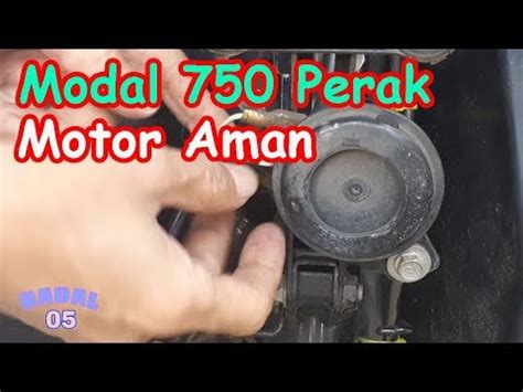 Cara Pasang Alarm Motor Anti Maling Dengan Modal SaklarSangat Aman