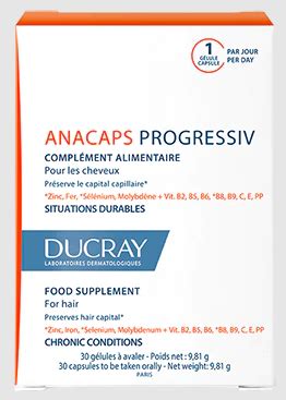 Дюкре Анакапс Прогресив / Ducray Anacaps Progressiv Капсули х 30