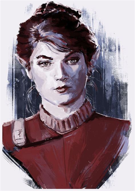 Star Trek: Lieutenant Saavik | Star trek art, Fandom star trek, Star ...