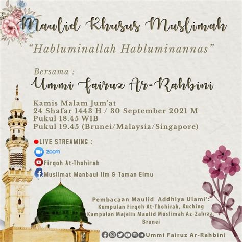 Maulid Khusus Muslimah - Yayasan Al-Bahjah