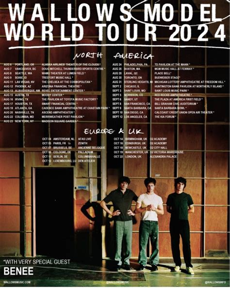 Wallows Announce Model World Tour Dates In UK Europe And North America