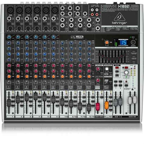 Behringer Mezclador Xenyx X Usb Con Usb Y Efectos Centro Del Sonido