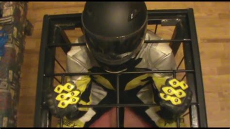 Caged Bikerslave In Full Biker Gear Hungarian Gay BDSM Porn XHamster