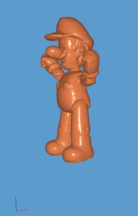 Luigi Figure Of From Super Mario Bros 3d Model 3d Printable Cgtrader